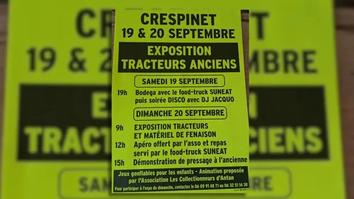CRESPINET (31) : Exposition tracteurs anciens