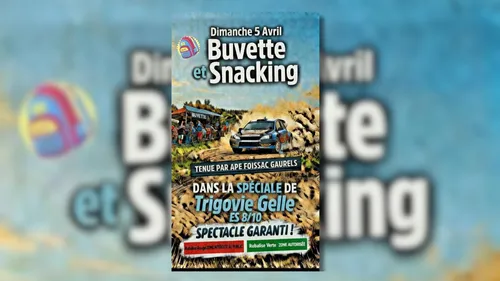 Villeneuve d’Aveyron (82) : Buvette sur la spéciale Trigovie/Gelle...