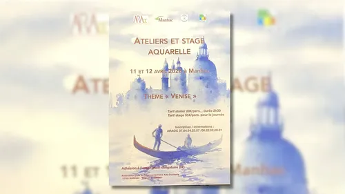 Manhac (12) : Ateliers et stage aquarelle