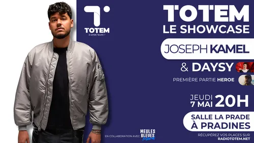 Récupérez vos places pour le Showcase Totem de Joseph Kamel à...