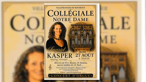 VILLEFRANCHE-de-Rouergue (12) : Concert d'Orgue