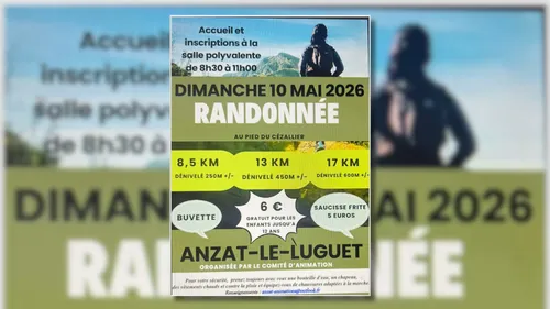 Anzat le luguet (63) : Randonnée pédestre 