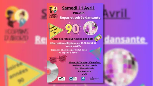 St-Amans-des-Côts (12) : Soirée année 90