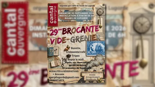 Lugarde (15) : 2ème brocante vide grenier de lugarde