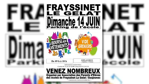 Frayssinet-le-Gélat (46) : VIDE GRENIER - VIDE ARMOIRE