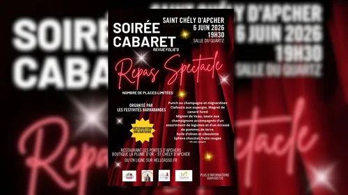 Saint Chély D'Apcher (48) : Soirée cabaret