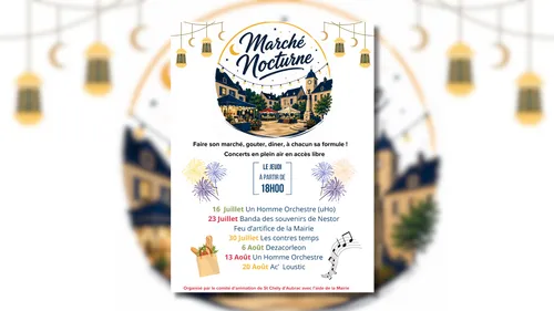 St Chély d’Aubrac (48) : Marché Nocturne 