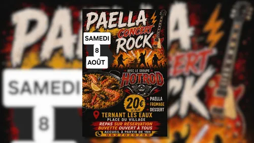 ternant les eaux (63) : Paella Rock