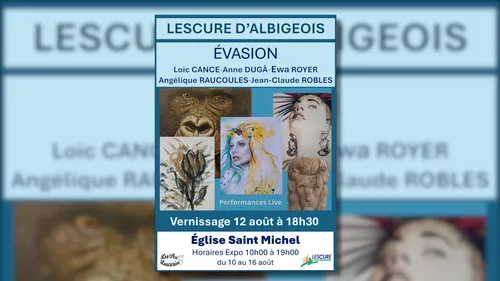 Lescure-d'Albigeois (81) : ÉVASION Artistique à Saint Michel