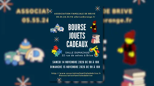 BRIVE LA GAILLARDE (19) : BOURSE JOUETS CADEAUX 2026