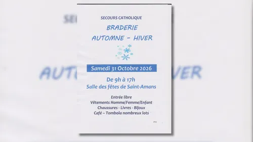 SAINT AMANS (48) : BRADERIE AUTOMNE HIVER