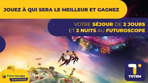 Gagnez votre séjour 2 jours et 2 nuits au Futuroscope !
