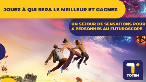 Gagnez votre séjour 2 jours et 2 nuits au Futuroscope !