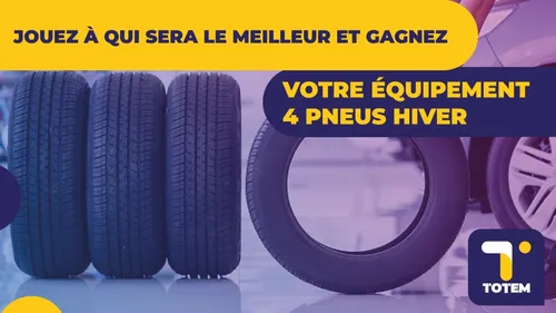 Gagnez votre équipements 4 pneus hiver ! 