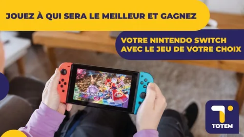 Gagnez votre Nintendo Switch avec le jeu de votre choix !