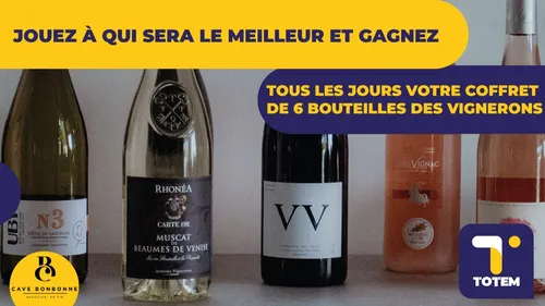 Gagnez tous les jours votre coffret de 6 bouteilles des vignerons...