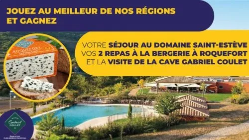 Gagnez votre séjour au domaine Saint-Estève et vos 2 repas à la...
