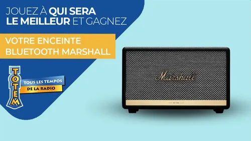 TOTEM vous offre votre enceinte bluetooth Marshall