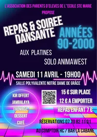 Soirée dansante et repas 