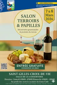 Salon Terroirs et Papilles Saint Gilles Croix de Vie