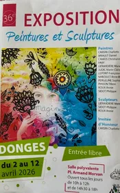 exposition peintures et sculptures donges