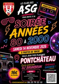 Soirée Années 80 à 2000