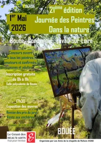 Journée des peintres dans la nature à bouée en estuaire et sillon