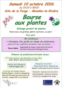 Bourse aux plantes de Moisdon-la-Rivière