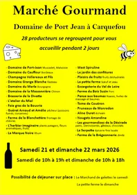 Marché gourmand Domaine de Port Jean