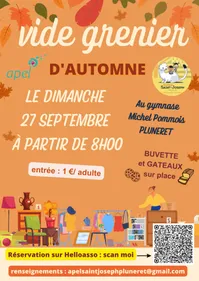 Vide greniers de l'automne à Pluneret