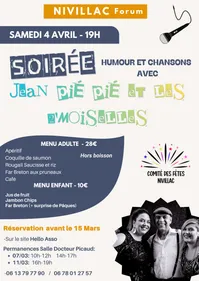  Soirée humour et chanson avec Jean Pié Pié et les 2’moiselles à...