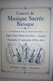 Concert de musique sacrée baroque à Gouarec