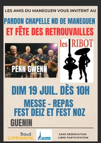 Pardon Notre-Dame de Manéguen et fête des retrouvailles à Guénin