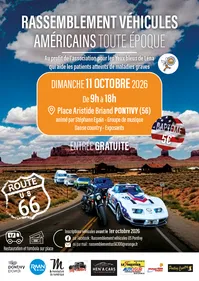 Rassemblement de véhicules américains à Pontivy