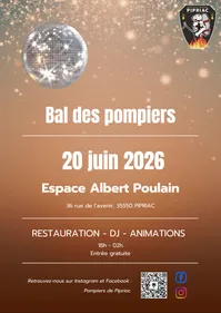 Bal des pompiers à Pipriac