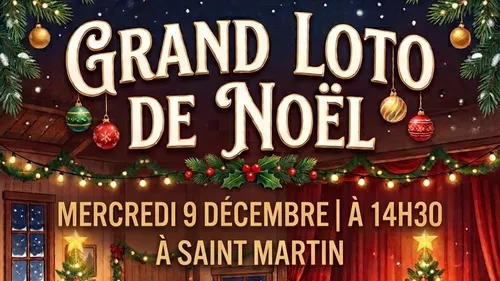 Grand loto de Noël à Josselin