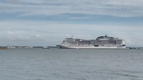Saint-Nazaire : le paquebot MSC World Asia appareille ce mercredi...