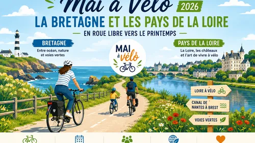 Mai à Vélo 2026 : la Bretagne et les Pays de la Loire en roue libre...