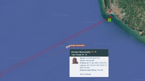 Voile : Kirsten Neuschäfer attendue ce soir aux Sables d'Olonne