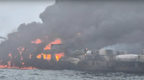 Collison entre un cargo et un pétrolier en mer du Nord : des...