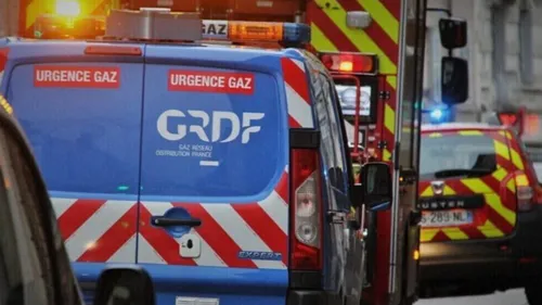 Une conduite de gaz arrachée en plein chantier provoque...