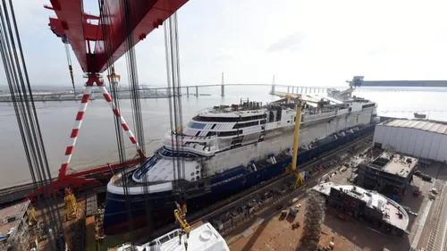 Saint-Nazaire : le Celebrity Beyond quitte les Chantiers de...