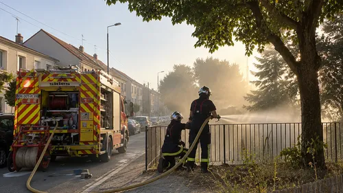 Nantes : les flammes gagnent les hauteurs du Jardin extraordinaire...