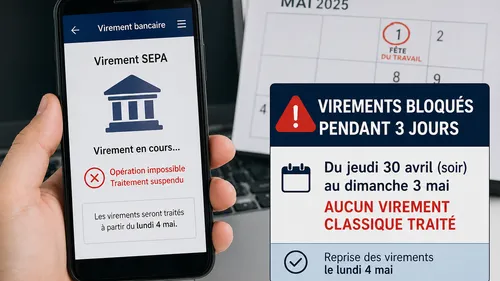 Virements bloqués pendant 3 jours : ce que vous devez absolument...