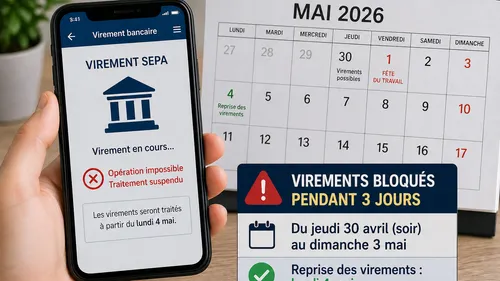 Virements bloqués pendant 3 jours : ce que vous devez absolument...