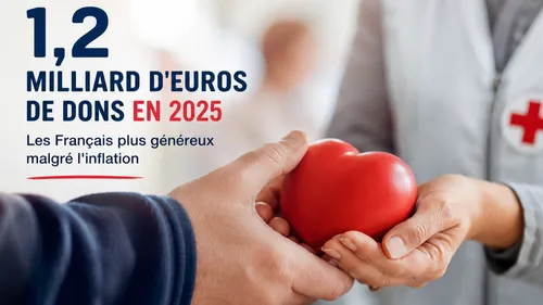 Générosité record : les Français ont donné 1,2 milliard d'euros...