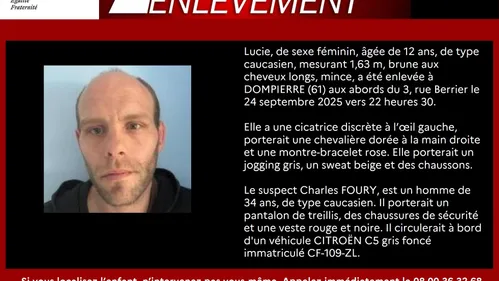 Alerte enlèvement dans l’Orne : la disparition inquiétante de...