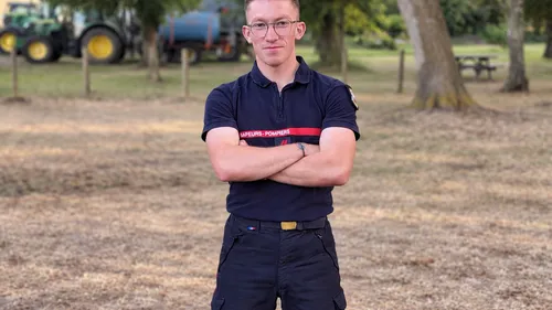 Romain Brot, 20 ans, pompier volontaire à Moëlan sur Mer (29) : «...