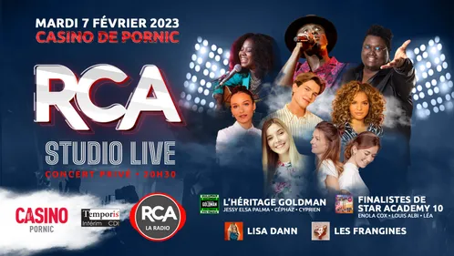 Studio Live RCA au Casino de Pornic