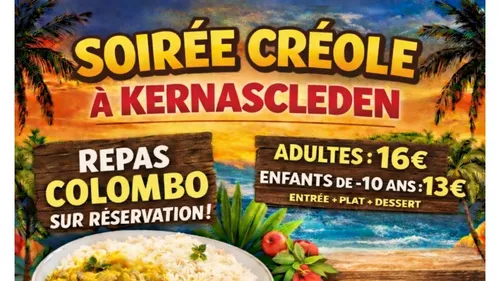 Soirée créole à Kernascléden